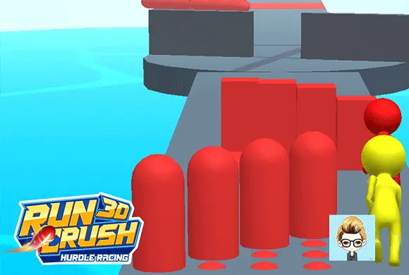 Run Crush 3D   Hurdle Racing 