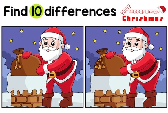 Xmas Spot Diffrences 